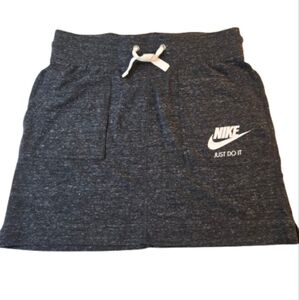 Nike Mini Skirt With Pockets Charcoal Size Small
